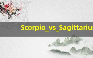 Scorpio vs Sagittarius