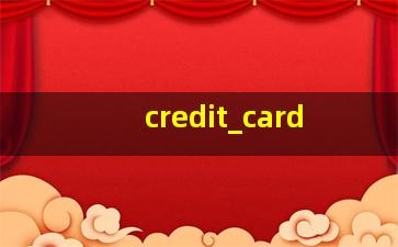 credit card