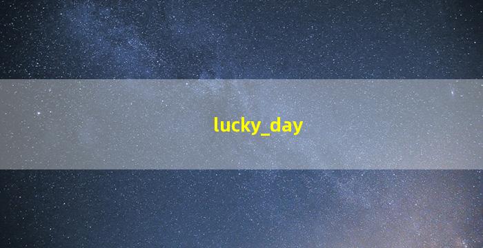 lucky_day