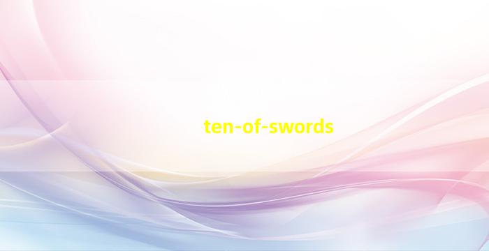 ten of swords
