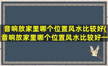 音响放家里哪个位置风水比较好(音响放家里哪个位置风水比较好一点)